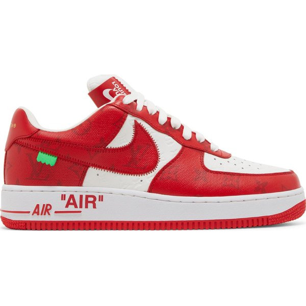 Louis Vuitton x Air Force 1 Low 'White Comet Red'