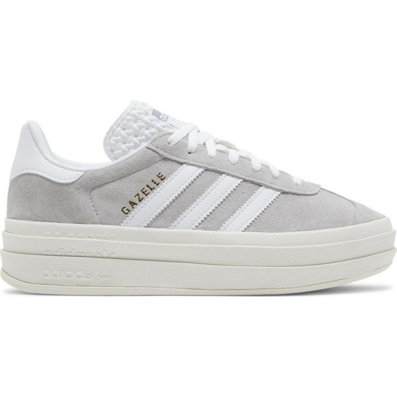Wmns Gazelle Bold 'Grey White'