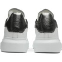Alexander McQueen Wmns Oversized Sneaker 'Bleach White Silver' Alexander McQueen Wmns Oversized Sneaker 'Bleach White Silver'