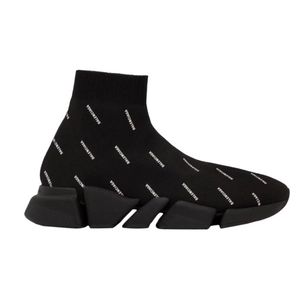 Balenciaga Speed 2.0 Sneaker 'All Over Logo - Black' Balenciaga Speed 2.0 Sneaker 'All Over Logo - Black'
