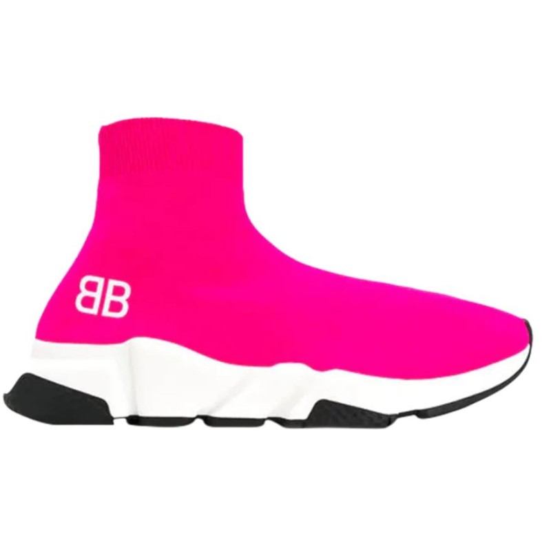 Balenciaga Wmns Speed Trainer Mid 'Rose Fluo'